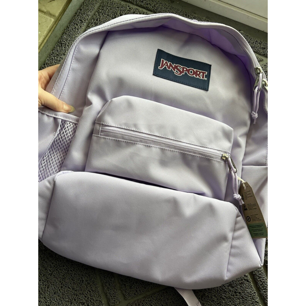 JanSport Cross Town Plus 17" Backpack Light Purple New With Tag